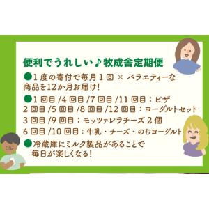 ふるさと納税 【全12回お届け】牧成舎の乳製品...の詳細画像1