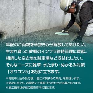 ふるさと納税 雑草・水たまり対策コンクリート「...の詳細画像1