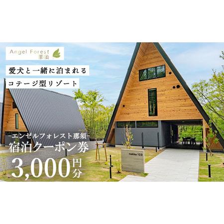 ふるさと納税 エンゼルフォレスト那須で使える宿泊クーポン券（3,000円相当） 〔B-136〕 栃木...