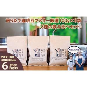 ふるさと納税 煎りたて珈琲豆おススメ100g×6...の商品画像