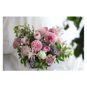 ふるさと納税 【定期便　全３回】フラワー アレンジメント　おまかせアレンジメント M 静岡県清水町