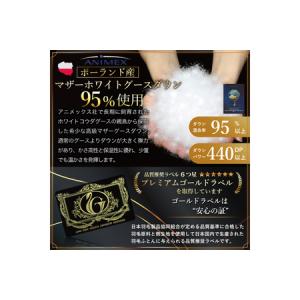 ふるさと納税 羽毛布団 本掛け セミダブル 冬...の詳細画像2