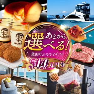 ふるさと納税 【あとから選べる】葉山町ふるさとギフト 500万円分 牛肉 葉山牛 プリン スイーツ 宿泊券 旅行 定期便 神奈川 葉山 高額 [ASZU01.. 神奈川県葉山町