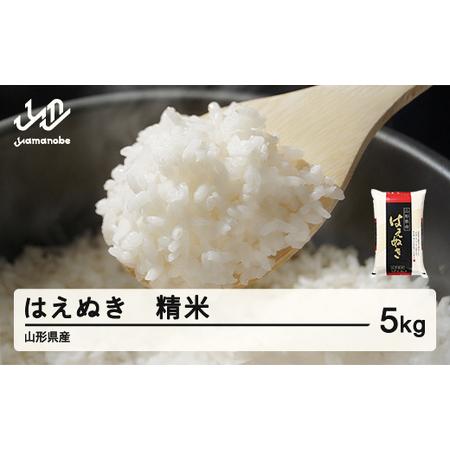 ふるさと納税 ＜先行予約＞ 新米 はえぬき 精米 5kg 11月中旬?11月下旬発送 配送時期選べる...
