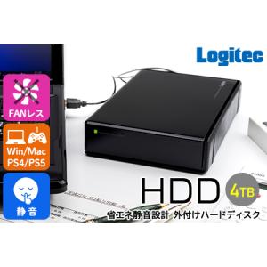 ふるさと納税 【045-10】ロジテック HDD 4TB USB3.1(Gen1) / USB3.0 国産 TV録画 省エネ静音 外付け ハードディスク テレビ 3.5インチ 4K録画 PS.. 長野県伊那市