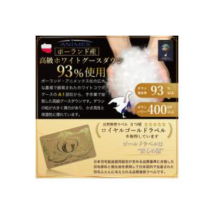 ふるさと納税 羽毛布団 本掛け ダブル 冬用 ...の詳細画像2