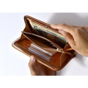 ふるさと納税 信州鹿革:がま口長財布 隠し口金...の詳細画像3