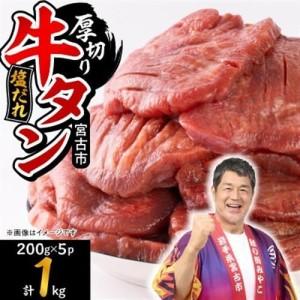 ふるさと納税 宮古の厚切り塩だれ牛タン1.0kg...の商品画像