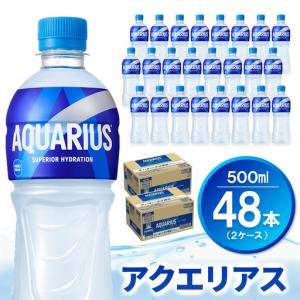 ふるさと納税 アクエリアス 500mlPET (2ケース) 計48本 K090226 佐賀県基山町