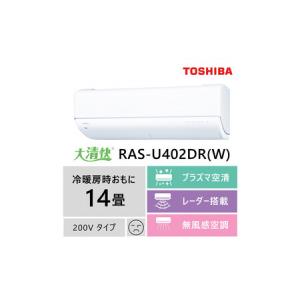 ふるさと納税 東芝　エアコン【標準設置費込み】フラッグシップモデル　14畳　RAS-U402DR(W) 神奈川県川崎市