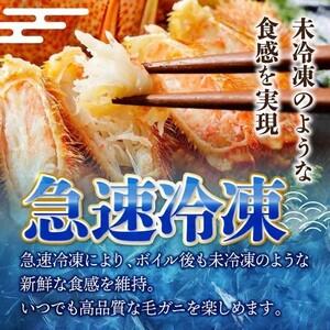 ふるさと納税 北三陸産 冷凍 ボイル 毛ガニ ...の詳細画像3