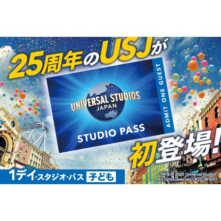 ふるさと納税 【1月発送】【 USJ 】ユニバーサル・スタジオ・ジャパン　1デイ・スタジオ・パス　子...