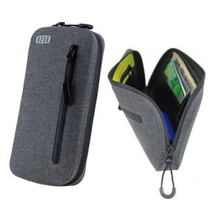 ふるさと納税 R250 防水スマートライドポーチ  スーパーDX2 グレー W小銭入れ 大阪府堺市