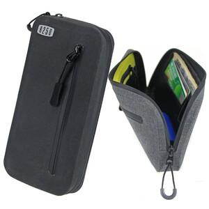ふるさと納税 R250 防水スマートライドポーチ  スーパーDX2 ブラック W小銭入れ 大阪府堺市
