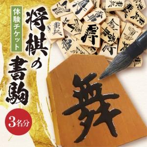 ふるさと納税 将棋 の 書駒 体験 チケット 3名分 山形県 天童市 山形県天童市