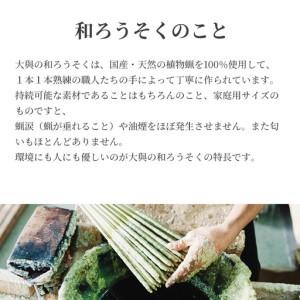 ふるさと納税 【L-951】大與 和ろうそく ...の詳細画像2