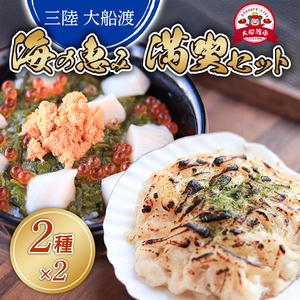 ふるさと納税 海の恵み 満喫セット 大船ドン (170g×2本) ほたてグラタン (150g×2個)...