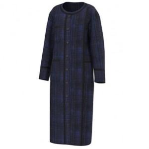 ふるさと納税 【リボン織×MIZEN】アシンメトリックプリーツコート レディス 絹紐織　「勝」【1655199】 京都府与謝野町