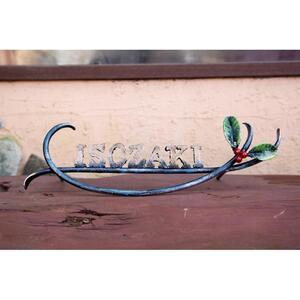 ふるさと納税 ロートアイアンオリジナル表札(チャーリー礒崎作) 東京都八王子市