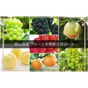 ふるさと納税 KK-6【令和8年発送・先行予約】岡山県産　晴れの国岡山フルーツ7月8月9月10月11月12月定期便6回　化粧箱入りA 岡山県和気町