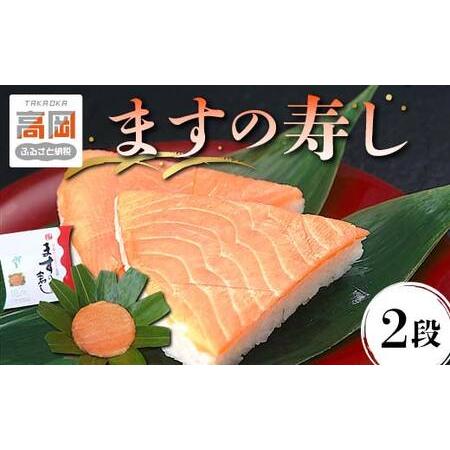 ふるさと納税 【5月〜9月出荷】ます寿司 富山 ますの寿し 2段 鱒寿司 ますのすし 鱒ずし 二重 ...