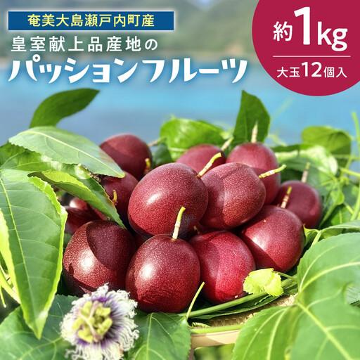 ふるさと納税 2027年発送 奄美大島産のパッションフルーツ 大玉 12個入り 約1kg 先行予約 ...