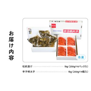 ふるさと納税 【6か月定期便】松前漬1kg(2...の詳細画像1