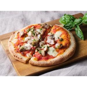 ふるさと納税 オリーブ地鶏とダイシモチ麦のピザ（8インチハーフ×4枚セット）_Z2600468 香川県善通寺市
