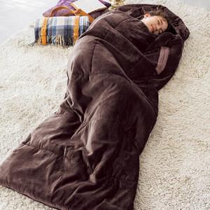 ふるさと納税 【ディノス限定販売】ヒートループ（R）ハイパー ぬくぬく 寝袋クッション【ブラウン】_...
