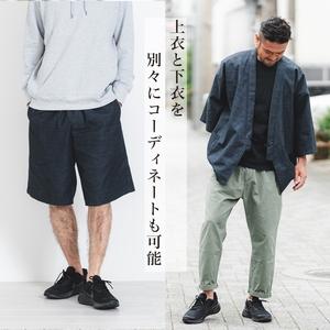 ふるさと納税 三河木綿 甚平_L / しじら織...の詳細画像2