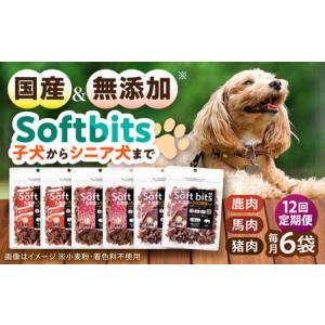 ふるさと納税 【全12回定期便】Softbits ドッグフード 肉アソート（40g×6P） / ドッグフード 犬 いぬ ドッグ おやつ ペットフード / 大村.. 長崎県大村市