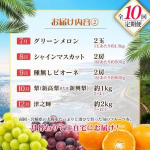 ふるさと納税 【10回定期便】旬 人気 フルー...の詳細画像2