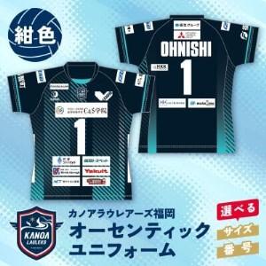 ふるさと納税 Y36-08 カノアラウレアーズ福岡 オーセンティックユニフォーム（ネイビー) 福岡県福智町
