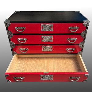 ふるさと納税 【高島屋選定品】赤黒四分一牡丹五...の詳細画像1