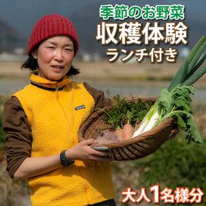 ふるさと納税 ファームビジット（収穫体験）ランチ(1名様分付き）[200] 兵庫県多可町