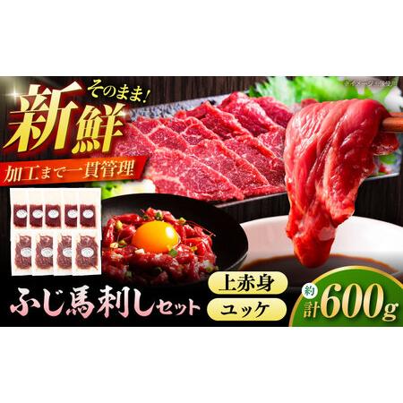ふるさと納税 ふじ馬刺し 600g セット 3994 BHAD130 馬刺し 熊本県菊陽町
