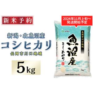 ふるさと納税 5J05-1北魚沼産コシヒカリ（長岡川口地域）5kg 新潟県長岡市