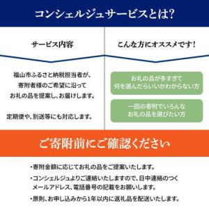 ふるさと納税 【福山市コンシェルジュ】寄附額1...の詳細画像1