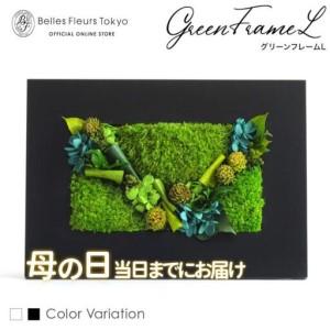 ふるさと納税 【母の日】グリーンフレームL 花 お花 プリザーブドフラワー ギフト プレゼント お祝い 誕生日 お供え アレンジ インテリア 東京都.. 東京都墨田区