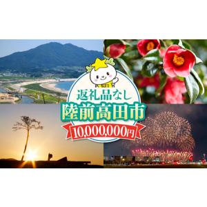 ふるさと納税 【返礼品なし】 岩手県陸前高田市への応援寄附金 1口 10,000,000円 岩手県陸前高田市