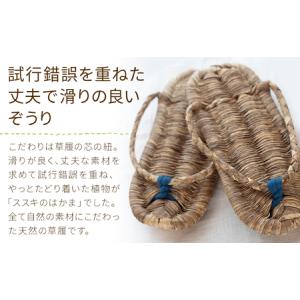 ふるさと納税 熊本県産 竹皮ぞうり 大サイズ ...の詳細画像2