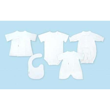 ふるさと納税 オーガニックコットン 使用 新生児用 ５点セット／ ベビー服 ソフトママ カスタマイズ...