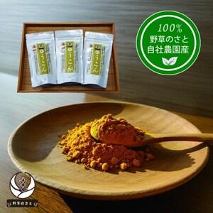 ふるさと納税 粉末秋うこん100g〔3パック〕【1670281】 山梨県