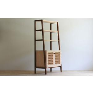 ふるさと納税 対馬ヒノキ オープン キャビネット (セミオーダー可能) 【家具製作所kiiro】棚 木製 家具 [WAL026] 長崎県対馬市