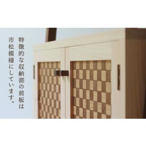 ふるさと納税 対馬ヒノキ オープン キャビネッ...の詳細画像1