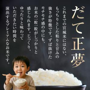 ふるさと納税 だて正夢精米2kg+にじのきらめ...の詳細画像1