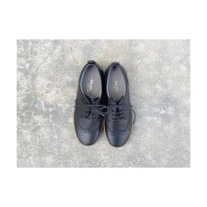 ふるさと納税 軽量メダリオンシューズ　【ブラック / サイズ　24.0センチ】 兵庫県神戸市