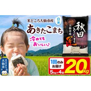 ふるさと納税 米 あきたこまち【白米】20kg(...の商品画像