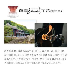 ふるさと納税 薩摩切子 ネックレス 紫 丸型 ...の詳細画像1