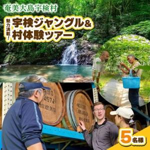 ふるさと納税 宇検村ジャングル＆村体験ツアー 5名様 奄美大島 宇検村 鹿児島県 旅行 自然 冒険 完全プライベート 鹿児島県宇検村